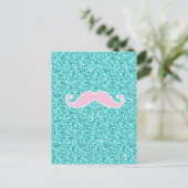 MUSTACHE VON MUSTACHE MIT MIRLY PINK AUF DIE WIRKU POSTKARTE (Stehend Vorderseite)