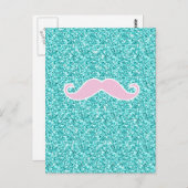MUSTACHE VON MUSTACHE MIT MIRLY PINK AUF DIE WIRKU POSTKARTE (Vorne/Hinten)