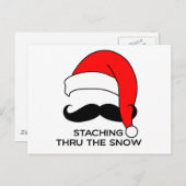 Mustache Weihnachten - Den Schnee ersticken (Vorne/Hinten)