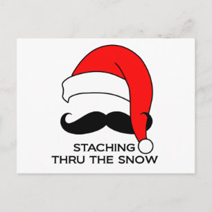 Mustache Weihnachten - Den Schnee ersticken