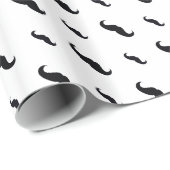 Mustache Wrapping Paper Geschenkpapier (Rolleneckpunkt)