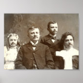 Mustached Ancestors Poster (Vorne)