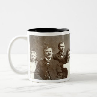 Mustached Vorfahren Zweifarbige Tasse
