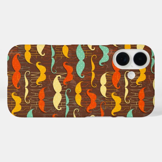 Mustaches Case-Mate iPhone Hülle (Rückseite (Horizontal))
