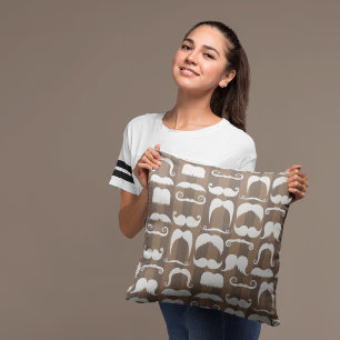 Mustaches dekoratives Kissen