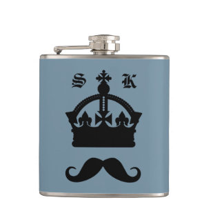 Mustaches-Flasche Flachmann