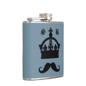 Mustaches-Flasche Flachmann (Rechts)
