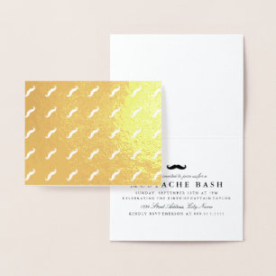 Mustaches Folienkarte