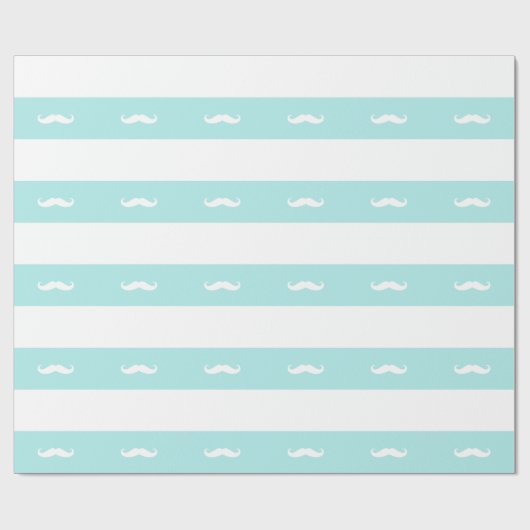 Mustaches Geschenkpapier (Flach)