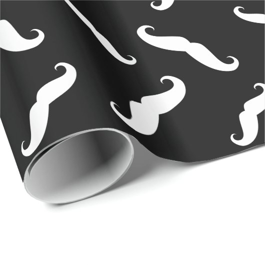 Mustaches Geschenkpapier (Rolleneckpunkt)