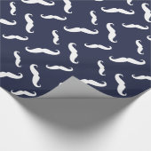 Mustaches Geschenkpapier (Ecke)