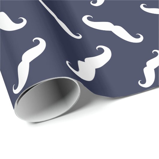 Mustaches Geschenkpapier (Rolleneckpunkt)