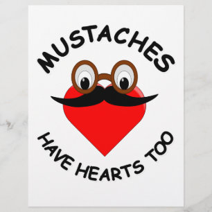 Mustaches haben auch Herz