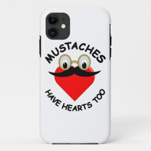 Mustaches haben auch Herz Case-Mate iPhone Hülle