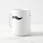 Mustaches Happen Kaffeetasse (Vorderseite Links)