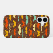 Mustaches iPhone 16 Hülle (Rückseite (Horizontal))
