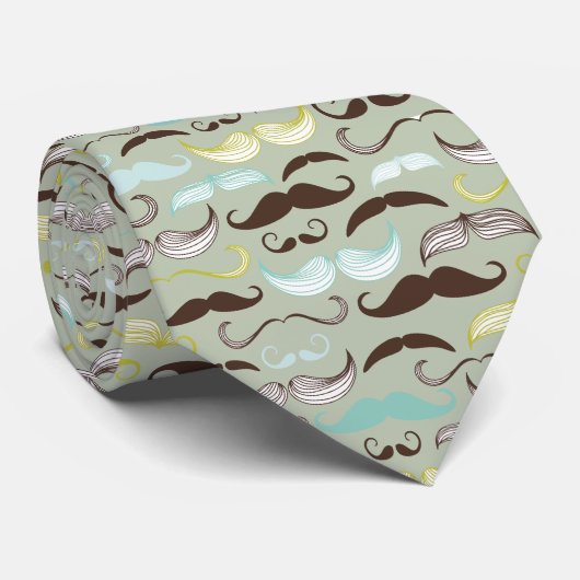 Mustaches Krawatte (Gerollt)