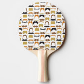 Mustaches Ping Pong Paddle Tischtennis Schläger (Rückseite)