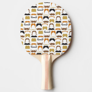 Mustaches Ping Pong Paddle Tischtennis Schläger