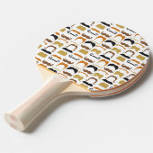 Mustaches Ping Pong Paddle Tischtennis Schläger (Vorderseite)