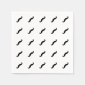 Mustaches Serviette (Vorderseite)