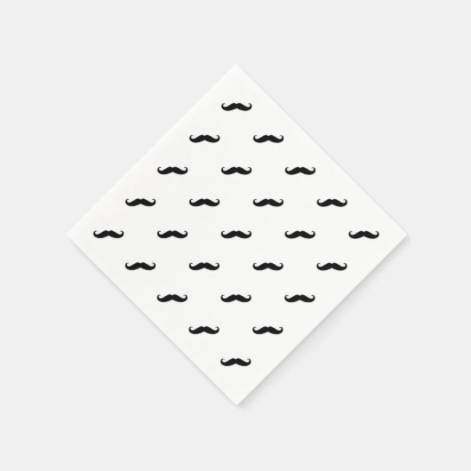 Mustaches Serviette (Ecke)