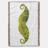 Mustaches Throw Blanket Decke (Vorderseite Vertikal)