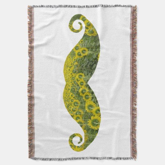 Mustaches Throw Blanket Decke (Vorderseite Vertikal)