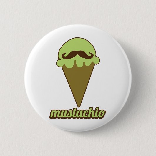 Mustachio Button (Vorderseite)
