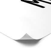 Mustachio Funny Pistachio Mustache Pun Poster (Ecke)