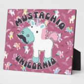 Mustachio Unicornio! Fotoplatte (Seite)