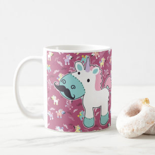Mustachio Unicornio Kaffeetasse