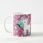 Mustachio Unicornio Kaffeetasse (Links)