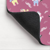 Mustachio Unicornio Mousepad (Ecke)