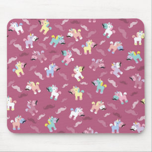 Mustachio Unicornio Mousepad