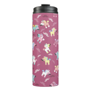 Mustachio Unicornio Thermosbecher