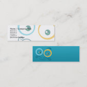 Mustachio-Visitenkarte Mini Visitenkarte (Vorne/Hinten)