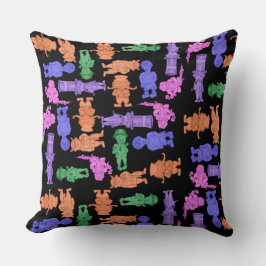 Mustachioed Men Allround-Print Kissen