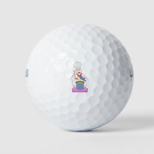 Mustachioter Koch Golfball (Vorderseite)