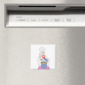 Mustachioter Koch Magnet (In Situ (Geschirrspüler))