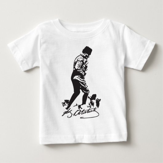 Mustafa Kemal Ataturk Baby T-shirt (Vorderseite)