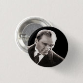 Mustafa Kemal Ataturk Button (Vorne & Hinten)