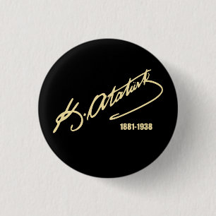 Mustafa Kemal Ataturk Button