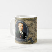 Mustafa Kemal Ataturk historische Tasse (Vorderseite Links)