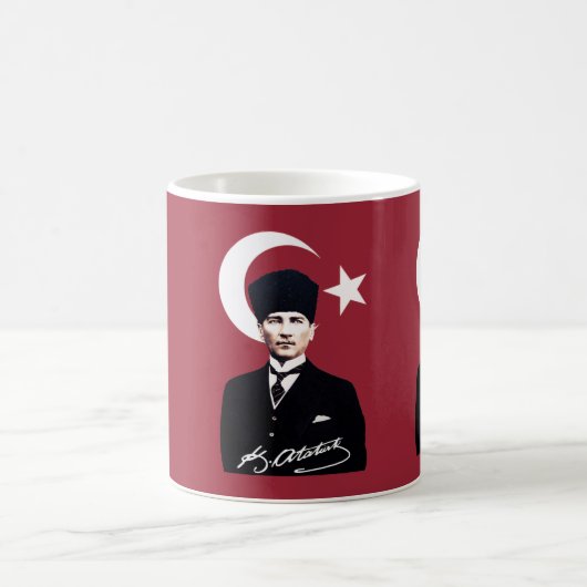 Mustafa Kemal Atatürk Kaffeetasse (Mittel)
