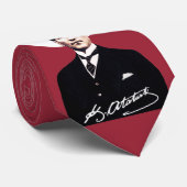 Mustafa Kemal Atatürk Krawatte (Gerollt)