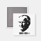 Mustafa Kemal Ataturk Magnet (Vorderseite/Rückseite)