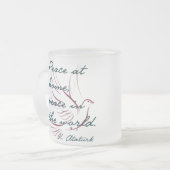 Mustafa Kemal Ataturk Mattglastasse (Vorderseite Links)