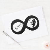 Mustafa Kemal Ataturk Ovaler Aufkleber (Umschlag)