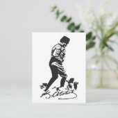 Mustafa Kemal Ataturk Postkarte (Stehend Vorderseite)